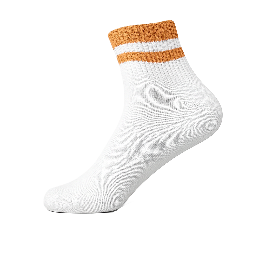 ComfortStripe™ 6-Pack Ankle Socks – Ultra-Soft, Breathable, Retro Athletic Look