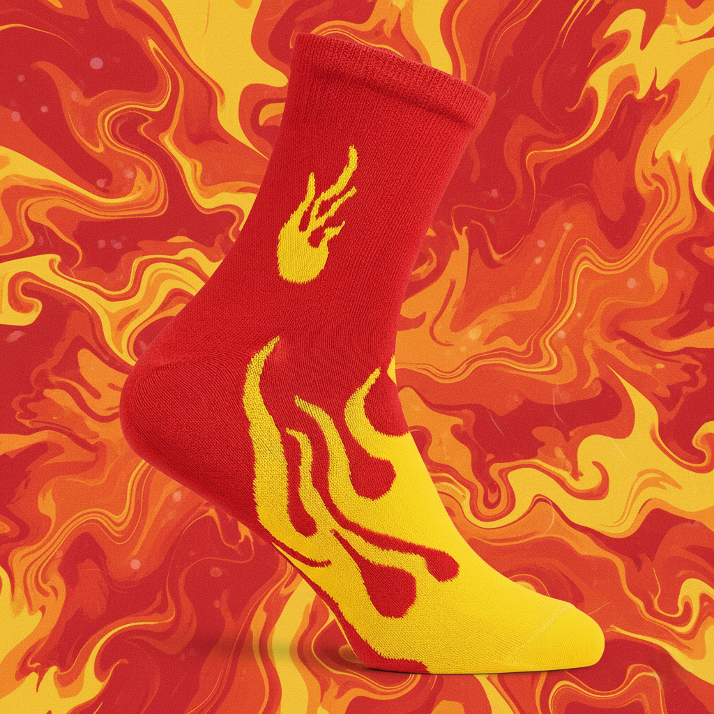 Ultimate Flame Socks Collection – 5 Stylish Pairs